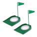 HOW TRUE Golf Practice Putting Cup, Golf Training Putters, Golf Accessories for Men Women, Ideal for Indoor and Outdoor Training Green Flag