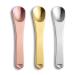 3 Packs Metal Makeup Spatula Cream Cosmetic Spoon Applicator for Beauty Mixing Skincare Cream Lotions Moisturizers Eye Cream Massage Face Mask