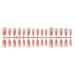 Gradient Smudged Artificial Nails Fake for Flat 1 Bag Wearing Nail Blush Handmade Natural Perfect Fitting Trace-less I
