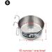 MLCINI Hanging Pet Bowl 2 Pack - Stainless Steel Non-Spill Water & Food Bowls for Dogs & Cats in Crate - Small Size 18 Ounce - Buy Online on GoSupps.com