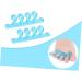 Silicone Gel Shoe Separator Pair for Valgus Adjuster & Lengthening - Blue Orthotic Shoe Padding for Comfort and Support - Buy Online on GoSupps.com