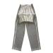 BIHIKI Patient Pants Patient Care Clothes,Clothing for Disability Elderly Surgery Patients,Easy to Wear and Take Off,Hospital/Home Care Nursing Aid,Suit for Fracture, Bedridden Patients/Elderly (L) Large (Pack of 1)