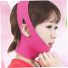 Face Slimming Strap Facial Slimming Mask Double Chin Reducer for Women Thin Neck Facelift Rose Red Double Chin Reducer - Buy Online on GoSupps.com