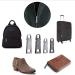Metal Zipper Pull Replacement - Black Zipper Handle Fixer for Luggage, Suitcase, Backpack, Jacket, Bags, Coat, Boots - Buy Online on GoSupps.com