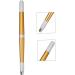 DRESSOOS Supply Pencil Manual Make Makeup Eyebrow Professional Aluminium Alloy Microblading Pen Embroidered 14.2x0.9cm Golden - Buy Online on GoSupps.com