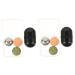 Balacoo 2 Sets Volcanic stone ball jade eye roller tighten beauty facial roller eye massagers face massage jade facial jade massager jade facial roller jade roller the face dressing table