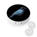 Crow Contact Lens Travel Kit Portable Cute Contact Box with Mirror for Daily Outdoor