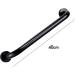 Shower Safety Grab Bar Black Aluminum Handicap Grab Bars Bathroom Balance Bar Hand Rail Holder for erly - Buy Online on GoSupps.com