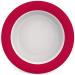 Ornamin bowl with tilt-trick 15.5 cm red |Special plate with a marginal increase for independent foodEinshilfe melamine anti-slip bowl the randy rander of the box red red
