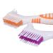 Hatisan 8Pcs Denture Cleaning Brush Set - Premium Hygiene Denture Cleaner with Multi-Layered Bristles & Ergonomic Rubber Handle (4 Colors) - Buy Online on GoSupps.com