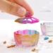 SUKPSY 2 Pcs Crystal Glass Dappen Dish Cup with Lid - Nail Art Acrylic Liquid Powder Dish Cup Glassware Set - Buy Online on GoSupps.com