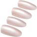 Coffin False Nails Natural Pink Press on Nails French Short Fake Nails Ballerina Acrylic Stick on Nails 24pcs for Women and Girls with solid glue nail lamp (Color : White Size : B) - Buy Online on GoSupps.com