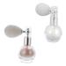 FOMIYES 2pcs Spray Glitter Crystal Perfume Bottle Pump Bottle Face Makeup Glitter Sprayer Sequins Luster As Shown 1 7.5x6cm