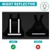 Jolik Upgrade Kinder Motorcycle Safety Tableware - Adjustable Black with Reflective Handles for Enhanced Safety | International Shipping Available - Buy Online on GoSupps.com