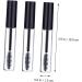 FOMIYES 6pcs Eyelash Solution Bottle Mini Containers Make up Bottle Empty Bottles Wooden Small Empty Bottle - Buy Online on GoSupps.com