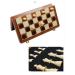 2 In1 Wooden Set - 2 Extra Queens Handmade Portable Travel Chess and Checkers with Storage Chess Set (Size : 38cm) (38cm) - Buy Online on GoSupps.com