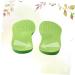 Reflexology Shoe Pads for Women & Men - Sports Correction Insoles for Foot Pain Relief & Arch Support | O Leg & Strephexopodia Fix | 22x7.5cm Green - Buy Online on GoSupps.com