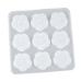 NUOBESTY 9 Resin Epoxy Silicone Molds Silicone Flower Diy Epoxy Mold Diy Mold Epoxy Resin Pendant Plaster