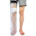Lizusidtsy Waterproof Cast Cover Leg Adult Full Leg Shower Protector Watertight Protection for Foot Ankle Knee Wound - Buy Online on GoSupps.com