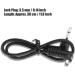 3.5mm Jack Plug Flash Sync Cable Cord - Male Flash PC 30 cm | Acouto - Buy Online on GoSupps.com