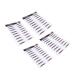 NOLITOY 4pcs D Sticker Hair-like Grooming for Makeup Imitation Stencils Fake Paper Tool Stickers Make