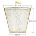 Suniney 40 PCS Disposable Cups Gold Glitter Plastic Cups 9Oz Disposable Clear Drinking Cups Fashion Party Cups Wine Cups Glasses Tumblers for Wedding Bridal Shower Baby Shower Birthday Anniversary Home Office Bars Champagne Cold Drinks Tea Punch Juice Sod - Buy Online on GoSupps.com