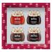 Mrs Bridges Christmas 4 x 100g Jars in Seasonal Gift Pack of Christmas Marmalade Preserve Cranberry Sauce with Port & Chutney