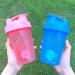 Leakproof OOTD Protein Shaker Bottle 400ml - BPA Free Sieve & Scale for Smooth Whey Protein Shakes - Blue & Pink (2PC Set) - Buy Online on GoSupps.com