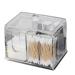 Beaupretty Cotton Pad Container - Transparent Makeup Organizer with Lid for Bathroom Bedroom & Travel - Buy Online on GoSupps.com