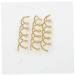 10pcs Spiral Hair Pins - Non-Scratch Round Tips for Effortless DIY Hairstyles - Golden Spin Bobby Pins - Buy Online on GoSupps.com