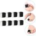 4 Pairs Toe Separator Spacers for Men & Women - Ingrown Toenail Protection | Bunion Relief | Reusable & Straightening - Sebs Black, 2.5x2cm - Buy Online on GoSupps.com