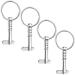 VTurboWay 4 Pack Quick Release Pin 1/4" Diameter w/Drop Cam & Spring, Usable Length 0.9", Full 316 Stainless Steel, Bimini Top Pin, Marine Hardware, All Parts are Made of 316 Stainless Steel