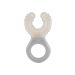Twistshake teething ring for babies cooling teething ring BPA free from 2 months Pastel Grey Grey