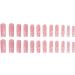 JUSTOTRY 24 Pcs Pink French Press on False Nails with Pearls - Medium Acrylic Coffin Fake Nails for Women | Ballerina Stick on Nails with Patterns and Glue for Nail Art - Buy Online on GoSupps.com