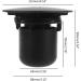 Shower Plughole Cover Replacement Deodorant Floor Drain Cover Shower Waste Trap Cover Hairs Catchers For Bathroom Bathroom Shower Waste Trap Cover - Buy Online on GoSupps.com