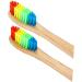 FRCOLOR 8 Pcs Colorful Toothbrushes for Adults - Soft Bristle Toothbrush Set | International Shipping Available - Buy Online on GoSupps.com