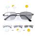 Miryea photochromic progressive multifocus reading glasses UV400 protection Multifocal Trifocal Transition glasses for women Mnne black 1.5 x