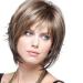 Sunydog Short blonde hair wig with pony wavy hair wig heat -resistant synthetic hair wig for women daily cosplay natural hair wig