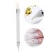 Cuque Crazy Nail Dot Pen - Durable & Fashionable Nail Art Tool for Home & Salon Use (White Crayon) - Buy Online on GoSupps.com