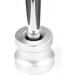 Qkiss Round Mustache Shaver Brush Base Razor Shaving Brush Stand Zinc Alloy Holder Stable(02#Silver Circle) - Buy Online on GoSupps.com