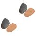 FOMIYES Leather Half Insoles 2 Pairs Half Shoe Pads Half Insoles Forefoot Cushion Half Foot Cushions Damping Men and Women Front Insole