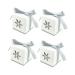 ULTECHNOVO 20pcs Box Candy Case White Container