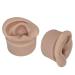 Buy Soft Silicone Ear Model - 1 Pair Piercing Practice Props for Jewelry Display | Flexible & Beginner-Friendly - Buy Online on GoSupps.com