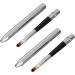 Lip Brush 2 Pieces Ergonomic Design Extended Hold Small Lipstick Brush with Single Head Aluminum Tube Easy to Clean - Buy Online on GoSupps.com