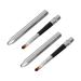 2pcs Ergonomic Lip Brush Set Retractable & Easy Clean Aluminium Lipstick Brushes for Perfect Application - Buy Online on GoSupps.com