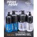 NISHMAN Shaving Gel Fresh Active 2 - 1000 ml | International Shipping | Premium Quality Shaving Gel for Men - Buy Online on GoSupps.com