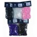 Shires EZI-GROOM Silicone Plaiting Bands Black