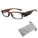 Led Readers for Men and Women Magnifying Glasses with Light Reading Glasses With Light Led Magnifier Eyeglasses Nighttime Reader Compact Full Frame Eyewear Unisex Lighted Eye Glasses +4.0