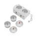 Double Pot Wax Warmer - 100W Adjustable Temperature Hair Removal Waxing Kit | Depilatory Heater (68-248 ) - Worldwide Shipping - Buy Online on GoSupps.com