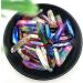 100g Colorful Titanium Aura Lemurian Seed Quartz Crystal Stone Point Specimen Elecrtoplated Crystals Crafts Stones - Buy Online on GoSupps.com